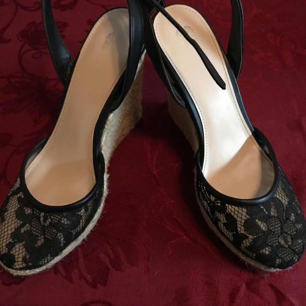 Victoria Secret Espadrille Wedges